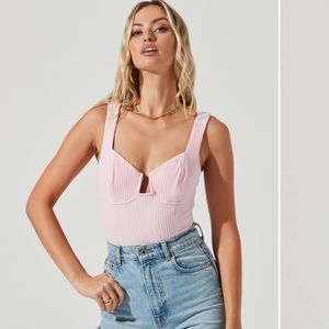ASTR Pink body suit size S